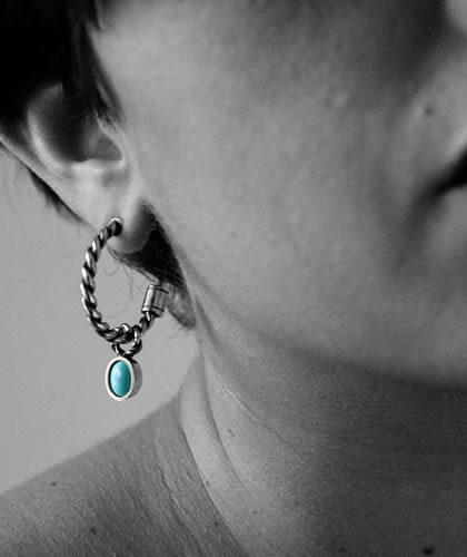 ORECCHINI ROPE + TURCHESE VDL
