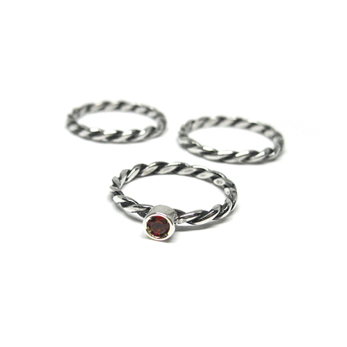 ANELLO 3 FASCE + GRANATO VDL - immagine 1