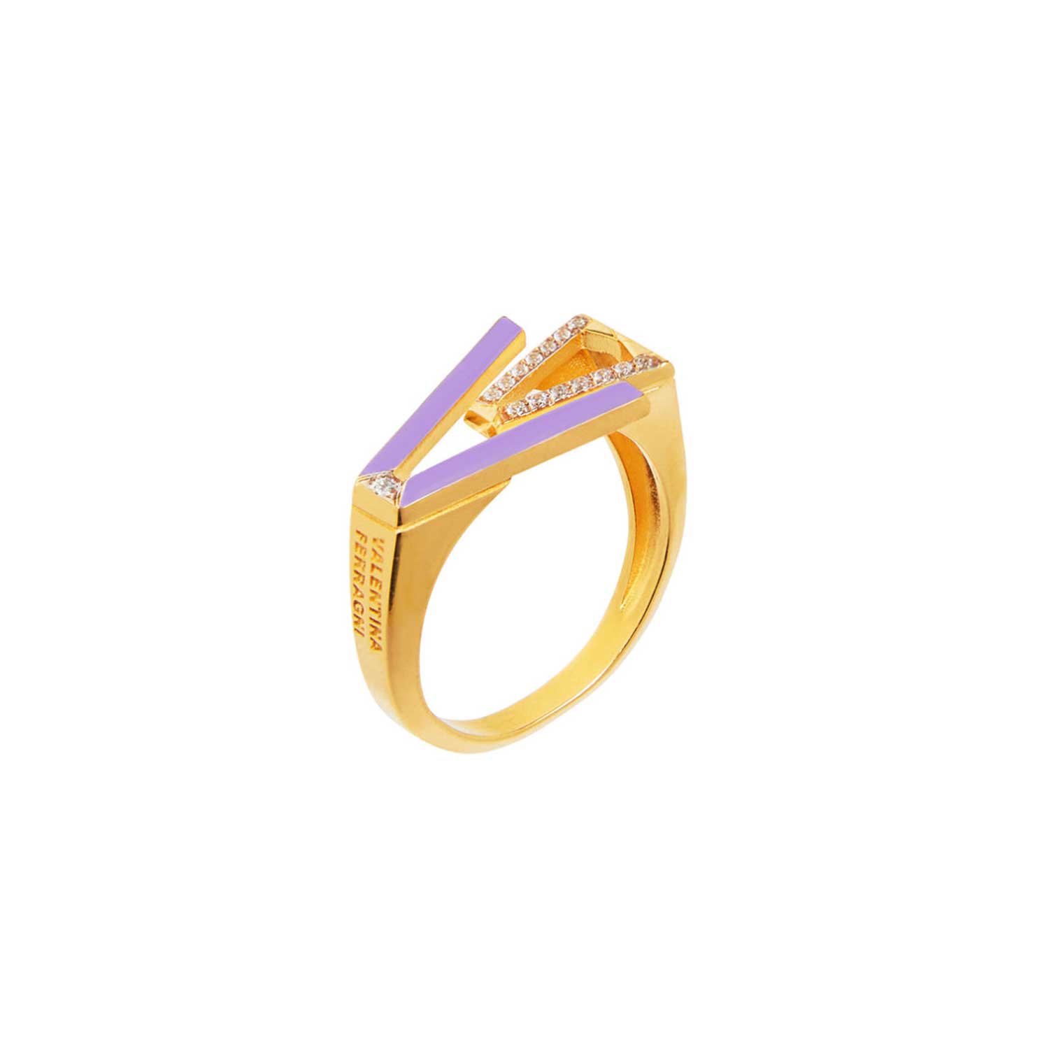 ANELLO MIA LILAC VALENTINA FERRAGNI - immagine 1