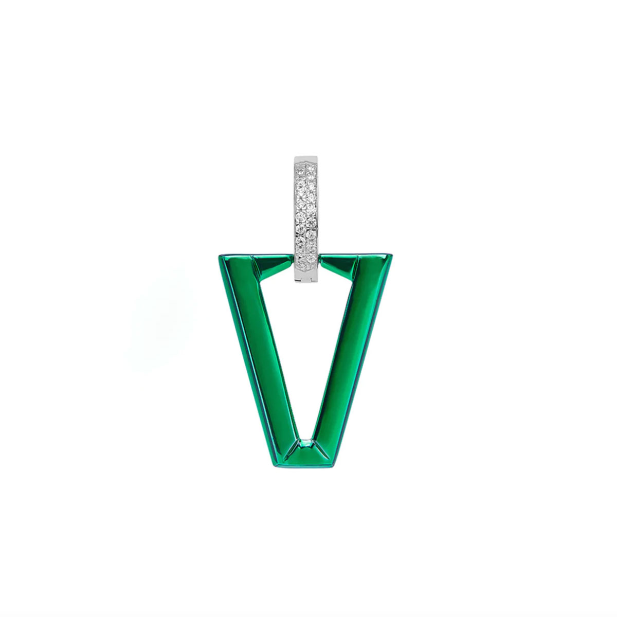 Valentina Ferragni - Mono orecchino Uali Metallic Green - immagine 1