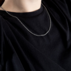 collana-corda-040-in-argento indossata d