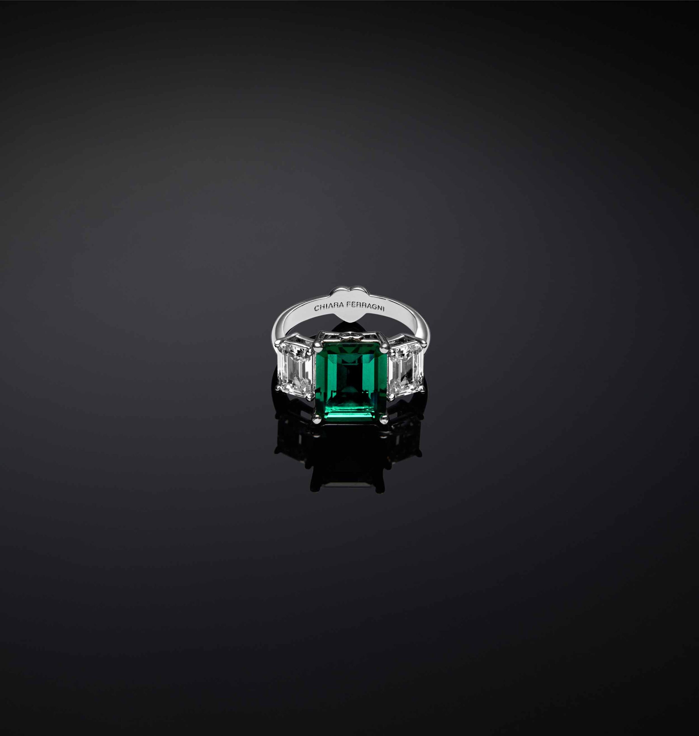 Chiara Ferragni - Anello Trilogy Emerald - immagine 1