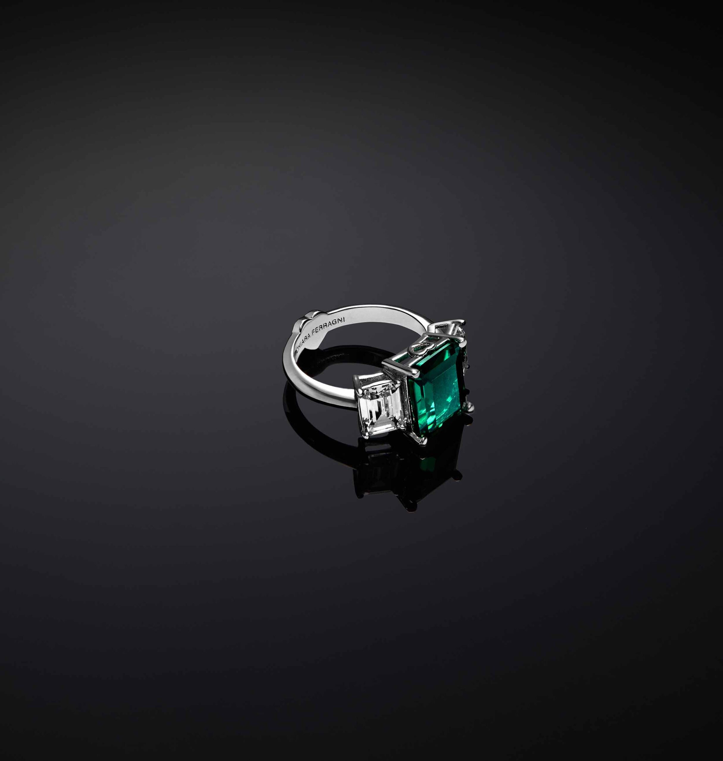 Chiara Ferragni - Anello Trilogy Emerald - immagine 3