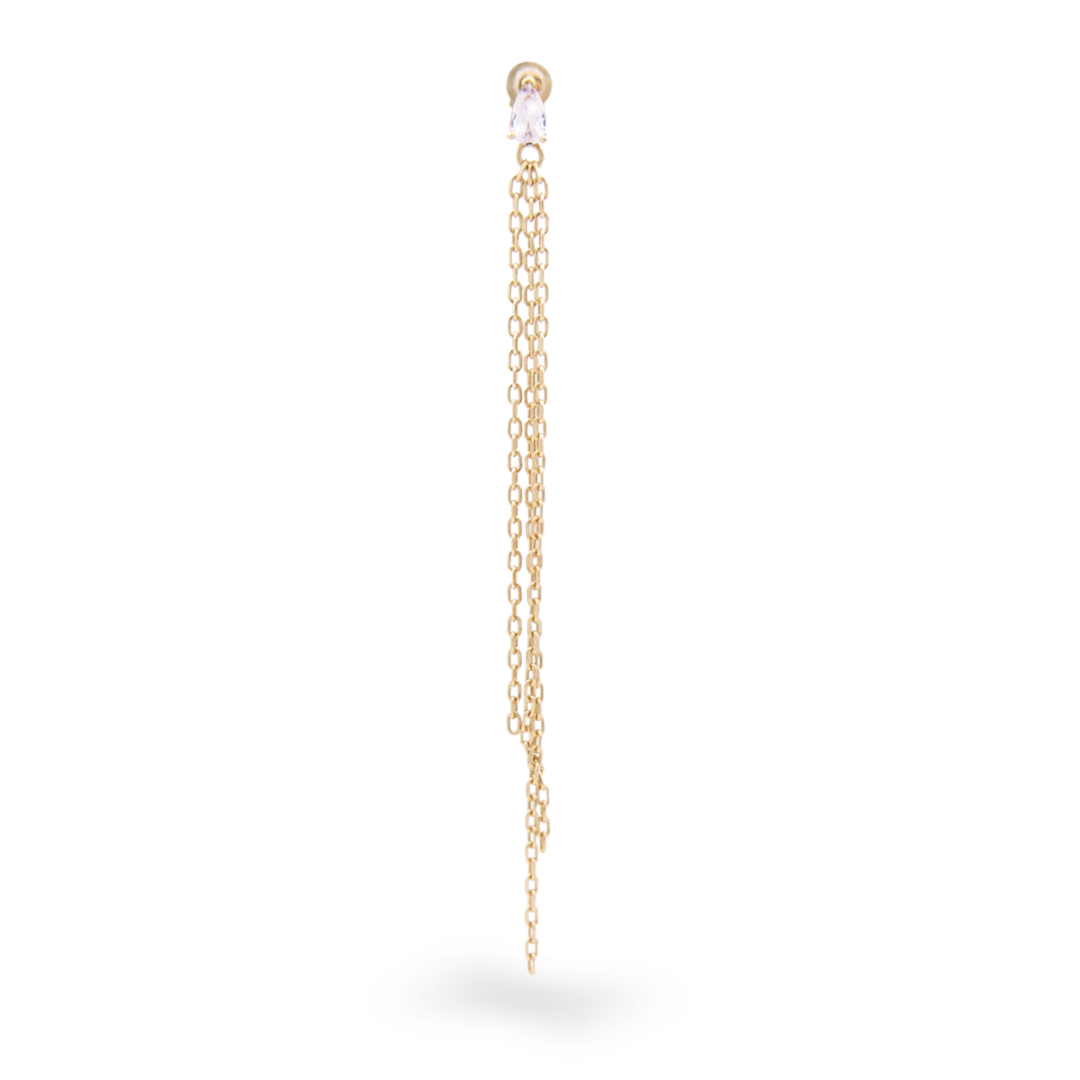 Rue des Mille - Mono-Orecchino Multi Line Drop Frange Cleo - immagine 1