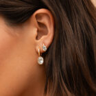 Rue Des Mille - Mono-Orecchino Mini Oval Hoop - Thumbnail Image 2