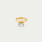 Rue Des Mille - Earcuff Emerald Cut - Thumbnail Image 1