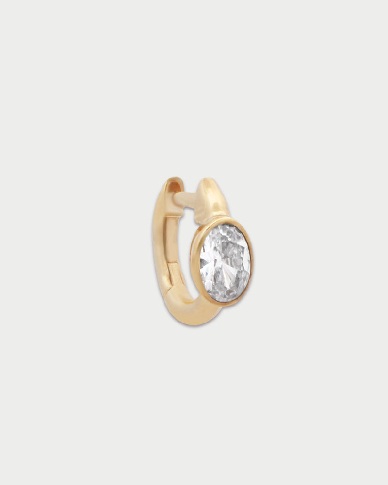 Rue Des Mille - Mono-Orecchino Mini Oval Hoop - immagine 1